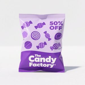 La poche plate biodégradable personnalisée met en sac la ligne facile de larme avec l'emballage en plastique zip-lock en plastique écologique - Product Image 1