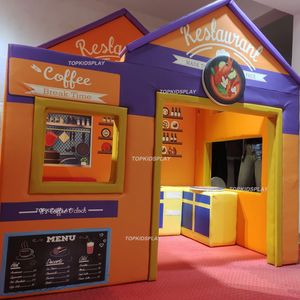 Restaurant pour enfants personnalisé maison de jeu de rôle équipement de terrain de jeu intérieur pour mini ville jeu de rôle jouets pour enfants - Product Image 3