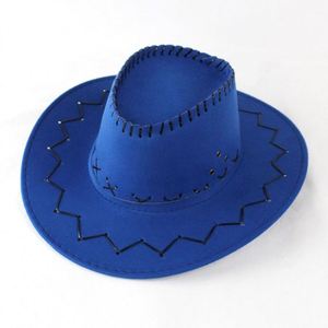 Sombrero vaquero unisex estilo pradera americana con ala ancha y estampado personalizado para adultos, ideal para fiestas, playa, equitación, venta al por mayor. - Product Image 6