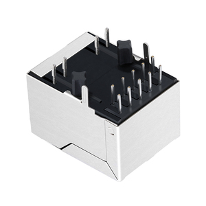 LPJG0926HENL 100/1000 Base-T Tab Xuống Màu Xanh Lá Cây/Vàng Led Single Port PoE + <span class=keywords><strong>RJ45</strong></span> <span class=keywords><strong>10</strong></span> <span class=keywords><strong>Pin</strong></span> <span class=keywords><strong>Connector</strong></span> - Product Image 5