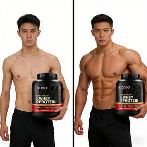 Protein Whey Grosir Suplemen Kesehatan Superfood Mendukung Massa Otot Ramping Bcaa Whey Protein Powder Isolate - Product Image 6