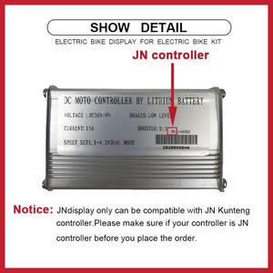 Jn Gd06 Groot Verticaal Lcd-Scherm Voor Jiannuo <span class=keywords><strong>Controller</strong></span> Elektrische Scooter Hub Motor Conversie Kit Met Ebike Functies - Product Image 3