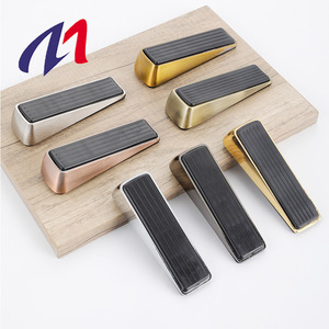 Door Stopper Zinc Alloy Stainless Steel Floor <b>Mount</b> Minimalist Design Durable Door Wedge Safety Door <b>Block</b> - Product Image 1