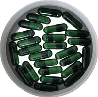 Vente en gros à bas prix Capsule dure végétarienne vide Capsules végétaliennes naturelles vertes vides Taille 000 00 0 1 2 3 4 Capsules HPMC