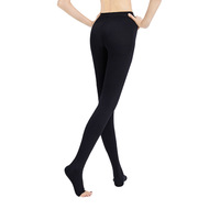 Chaussettes de compression médicales pour femmes, niveau 1 HBM, en spandex/nylon, motif uni, hiver, nouvelle collection, ajustement serré, 15-20 mmHg
