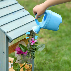 Ensemble de jouets de <span class=keywords><strong>jardin</strong></span> <span class=keywords><strong>en</strong></span> <span class=keywords><strong>bois</strong></span> anti-moisissure, design <span class=keywords><strong>maison</strong></span> bleue, cuisine de boue - Product Image 2