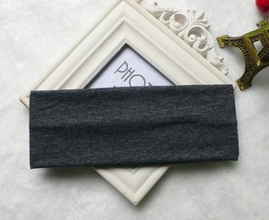 YJL 7,5 cm de ancho algodón Yoga diademas mujeres deportes diademas gran oferta diadema elástica bandas para el cabello - Product Image 1