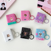En gros Mini album photo porte-clés 32 pochettes en PVC pour photocartes de 2 pouces et classeur Purikura, petit album de rangement pour photos d'identité