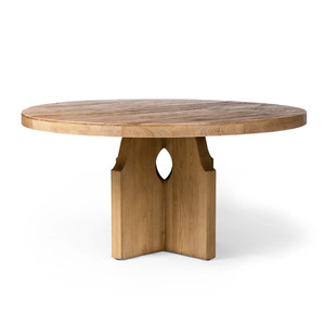 Elegante Mesa de Comedor de Madera Maciza Ecológica, Duradera y Ajustable para 6 Personas, Estilo Tradicional Moderno y Lujoso para Hogar, Hotel o Restaurante - Product Image 1