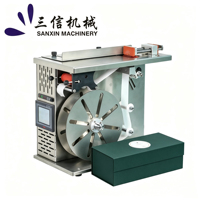 Machine d'étiquetage automatique pour coins de boîtes, applicateur d'étiquettes à angle droit