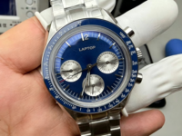 Montre mécanique automatique pour homme de haute qualité, style hip-hop, chronographe à trois cadrans, acier inoxydable, édition limitée