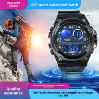 Jam Tangan Elektronik Plastik Digital Bercahaya Dial Besar Olahraga Fashion 2026 untuk Remaja Siswa SMA Unisex
