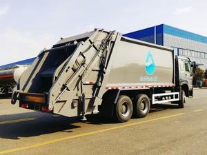 Camion à ordures authentique HOWO 23CBM à carburant diesel comprimé nouvel état Transmission manuelle Euro 5 commande d'exportation prêt à partir - Product Image 4