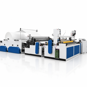 Ligne de production automatique de papier toilette en rouleaux jumbo, avec déroulage et rembobinage efficaces - Product Image 1