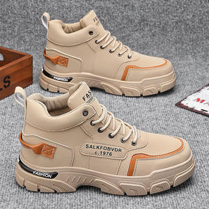 <span class=keywords><strong>รองเท้า</strong></span>บูทมาร์ตินสำหรับผู้ชายสำหรับฤดูใบไม้ร่วงและฤดูหนาว<span class=keywords><strong>รองเท้า</strong></span>บูทใส่ทำงานสไตล์อังกฤษหุ้มข้อสูงทันสมัยรองเท้าลำลองพื้นหนา - Product Image 4