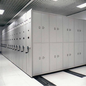 Nhỏ gọn di động thép kim loại nộp hồ sơ Kệ di chuyển khối lượng kệ sách cho thư viện đồ nội thất số lượng lớn Kệ sách/kệ sách - Product Image 4