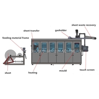 Machine automatique de fabrication et de thermoformage de gobelets et assiettes en plastique jetables Ligne de production