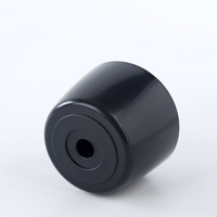 Pieds de meubles en plastique noir pour canapé, table, armoire, pieds en plastique réglables en hauteur, support robuste, accessoires de meubles