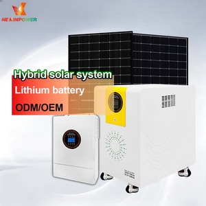 ระบบพลังงานแสงอาทิตย์สำหรับบ้าน 10KW 15KW 20KW ชุดสมบูรณ์แบบ ระบบไฮบริด พร้อมแบตเตอรี่ สำหรับที่อยู่อาศัย - Product Image 1