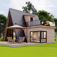 Maisons Triangulaires Extérieures - Maisons Modulaires Préfabriquées pour Attractions Touristiques, Vente Directe Usine