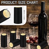 Vente en gros Bouteille de vin Capsules thermorétractables en PVC Film vin rétractable