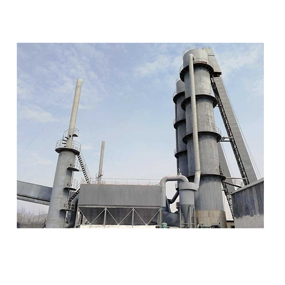 垂直軸ライムキルン/生鮮ライム製造プラントおよび水和ライム