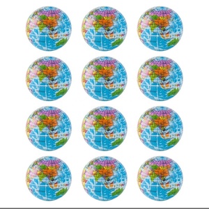 <span class=keywords><strong>Bola</strong></span> de espuma suave para niños, globo terráqueo, mapa <span class=keywords><strong>del</strong></span> <span class=keywords><strong>mundo</strong></span>, juguete de PU antiestrés, relajante, regalo - Product Image 3