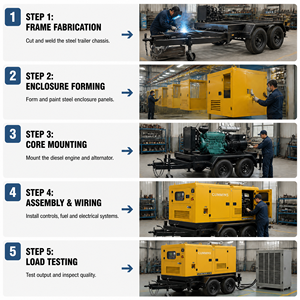 เครื่องกำเนิดไฟฟ้าดีเซล EAC EPA CE ISOSuper Silent 100kVA 200kVA พร้อมระบบ ATS สำรองไฟฟ้า  ตู้เก็บเสียง  เครื่องยนต์ Cummins Weichai - Product Image 6