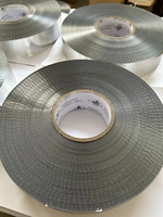 Ruban adhésif en aluminium sans support de 38 mm x 680 m à haute adhérence pour la réparation des congélateurs et les applications d'étanchéité des tuyaux de réfrigération