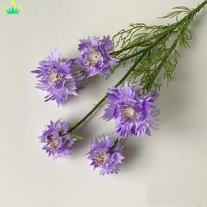 <span class=keywords><strong>Fiori</strong></span> di <span class=keywords><strong>fiordaliso</strong></span> artificiali rami <span class=keywords><strong>fiori</strong></span> di seta lungo stelo Flora per vasi alti casa matrimonio Flora disposizione caduta decorazione - Product Image 5