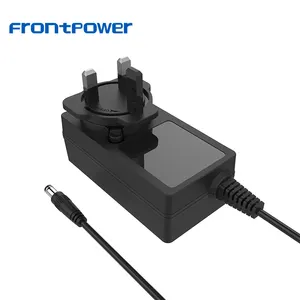 US EU UK AU KC PSE SAA Plug Dipertukarkan 12V 4A 15V 3A 24V 2A ACDC Power Adapter untuk Laptop Humidifier Modem Vacuum Cleaner