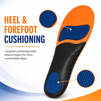Semelles orthopédiques en PU/TPU pour fasciite plantaire |   Semelles orthopédiques unisexes confortables avec amorti pour soulager la fatigue des pieds
