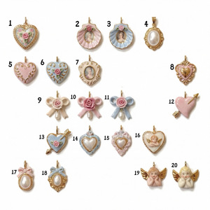 Collier tendance en ligne avec pendentif cœur mignon, nœud rose, design délicat, accessoire de mode, bijou romantique, cadeau de style boutique - Product Image 5