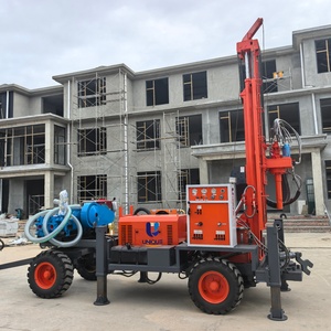 Foreuse de puits d'eau de couleur personnalisée de bonne qualité 180m 200m Foreuse Prix d'usine Appareil de forage de puits d'eau entièrement hydraulique - Product Image 1