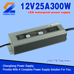 110V/220V AC <span class=keywords><strong>DC</strong></span> 300W 12V 25A <span class=keywords><strong>LED</strong></span> không thấm nước cung cấp điện điện áp thấp cảnh quan chiếu sáng biến áp 24V 5 AMP cung cấp điện - Product Image 4