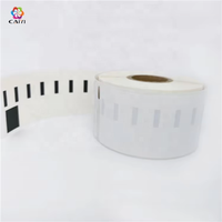Label Termal Kompatibel Dymo, Kompatibel dengan 450 LabelWriter, Stiker Dymo Tahan Air, Label Termal Langsung, Label Printer