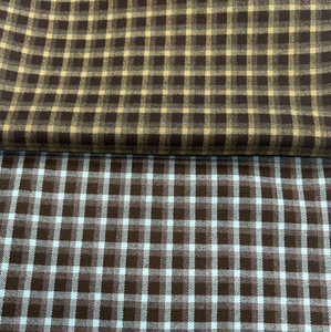 <span class=keywords><strong>Tissu</strong></span> d'uniforme scolaire à carreaux marron kaki moyen en polyester, rayonne et élasthanne, teint en fil, pour enfants, Philippines - Vente chaude - Product Image 4