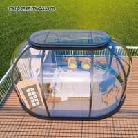 Dôme en polycarbonate pour l'extérieur, personnalisable, très demandé, tente transparente, maison bulle étoile