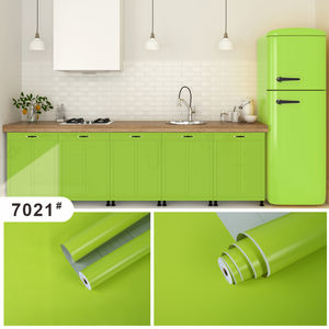 Papier peint de couleur unie Autocollants de revêtements de meubles faciles à coller Papier de contact à surface lisse imperméable à peler et à coller - Product Image 4