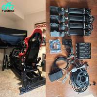 Cockpit de Simulation de Course en Aluminium LRS08-BS02 pour PC, PS4, PS5, Xbox, G25, G27, G29, G920, Volants et Siège GTR Simracing