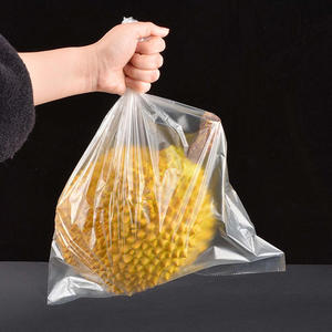 HighQuality Food Grade Flat Bag on <b>Roll</b> Clear HDPE Produce Bag for Vegetable <b>Fruit</b> Bread Supermarket Packaging - Product Image 2