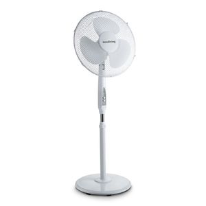 Ventilador de Pedestal Inoliving de 40 cm, Blanco, Oscilante, para Uso en el Hogar y la Oficina - Product Image 1