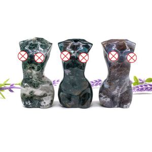 Jaspe d'océan en cristal naturel 3 pouces, corps féminin sculpté à la main, jaspe d'océan poli, Sculpture de <span class=keywords><strong>femme</strong></span> nue Reiki - Product Image 4