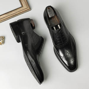 Zapatos Oxford Formales de Cuero, Sin Cordones, Punta en Pico, Antideslizantes, Resistentes al Desgaste, Transpirables, con Soporte de Arco, Zapatos de Vestir para Oficina - Product Image 3