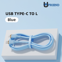 Câble USB-C vers Lightning en Cuivre Pur de Qualité Supérieure : Gaine en Silicone, Personnalisable pour les Systèmes Apple et Stock Disponible en Magasin