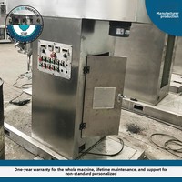 Mélangeur planétaire vertical à enveloppe extérieure en acier inoxydable 60L, mélangeur planétaire à fréquence variable économe en énergie