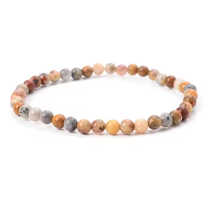 4mm Natural Amethyst Stone <strong>Bracelet</strong> Rose Quartz Sodolite <strong>Beaded</strong> <strong>Bracelet</strong> Elastic Positive Energy Healing <strong>Bracelet</strong> Jewelry Unisex - Product Image 4