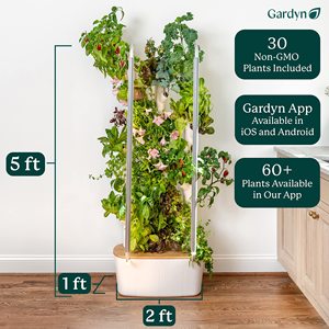Kit de jardin intérieur hydroponique électronique de luxe <span class=keywords><strong>pour</strong></span> maison intelligente 12 pots en plastique plateau grande feuille de sol fleur hydroponique microverte - Product Image 1