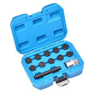 12PCS ऑटो पहिया ताला अखरोट मर्सिडीज बेंज कुंजी पेंच सॉकेट को हटाने के लिए उपकरण सेट - Product Image 3