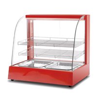 Offre Spéciale Commercial Pâtisserie Chauffe Armoire Électrique Réchauffeur D'aliments Vitrine Table Top Pizza Réchauffeur Affichage pour Restaurant